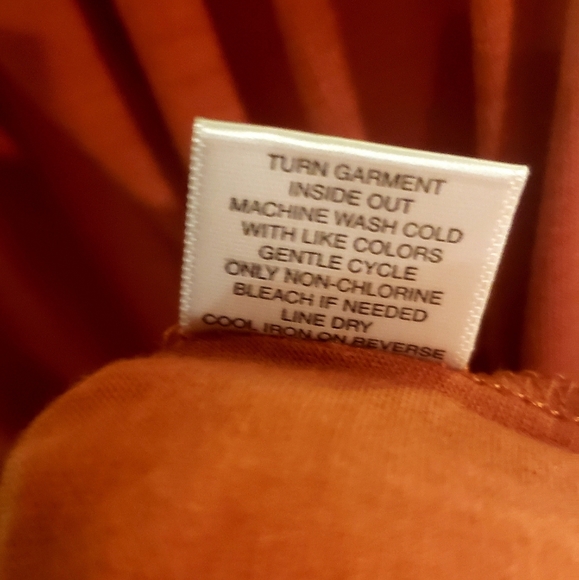 Orange Maurice's Top with metal Embelishment - Picture 7 of 7